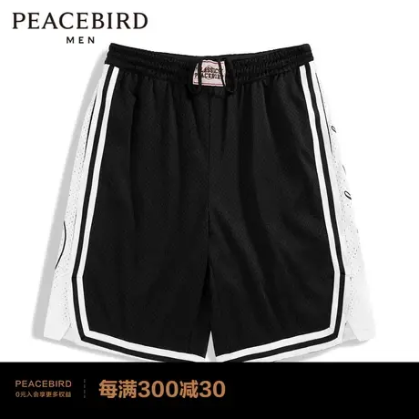 太平鸟男装 运动中短裤时尚百搭夏季休闲裤B2GNC2474图片
