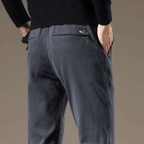 男装商务职业正装直筒西裤春季修身小脚休闲裤子春秋款男士西装裤商品大图