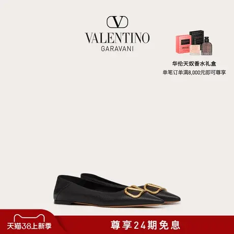 【24期免息】华伦天奴VALENTINO女士 VLOGO SIGNATURE 芭蕾鞋女鞋商品大图