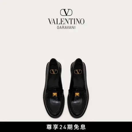 【24期免息】华伦天奴VALENTINO女士 ROMAN STUD 乐福鞋单鞋女鞋商品大图