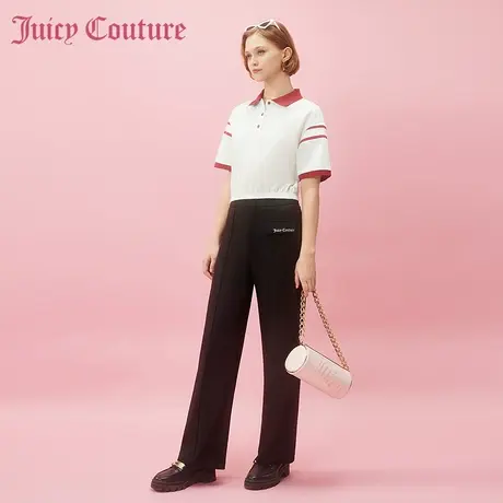 Juicy Couture橘滋春夏新款休闲裤长裤直筒裤休闲通勤百搭女商品大图