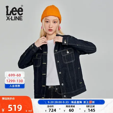 LeeXLINE23秋冬新品标准版清水洗骑士夹克牛仔外套LWT0073073HH图片