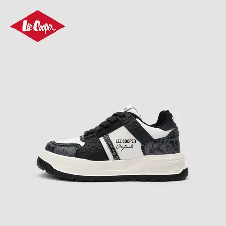 Lee Cooper2025春季新款休闲鞋男厚底增高印花小白鞋耐磨防滑板鞋商品大图
