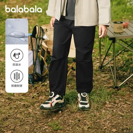 巴拉巴拉男童伞兵裤秋季宽松女大童又酷又飒的阔脚儿童裤子户外潮商品大图