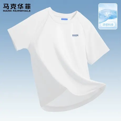 马克华菲速干短袖男款2025新款运动上衣青少年夏季宽松休闲T恤薄商品大图