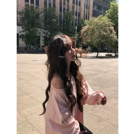 纯欲风斜领甜美露肩长袖卫衣2025秋季新款女慵懒风百搭宽松上衣潮商品大图