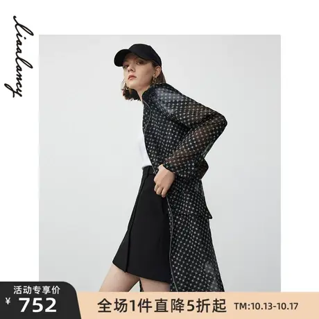 【意大利设计】朗姿轻户外轻薄防晒衣秋季新款防晒服风衣外套图片