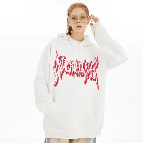 西海岸带帽加厚卫衣潮牌美式高街男春季季国潮宽松潮流大码外套潮商品大图