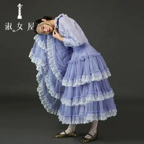 淑女屋官方旗舰店玫瑰蛋糕装饰半截裙图片