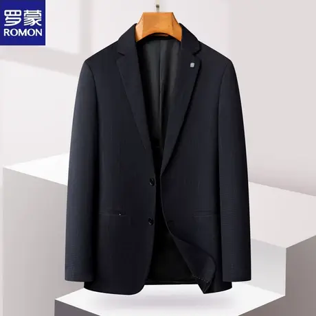 罗蒙商务休闲西服男士韩版修身小西装外套男款春秋季新款单西上衣图片