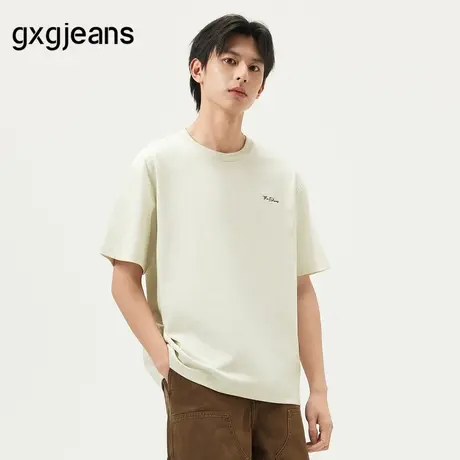 gxg.jeans男装 25年夏季新款趣味印花高尔夫球短袖T恤#J25D442055图片
