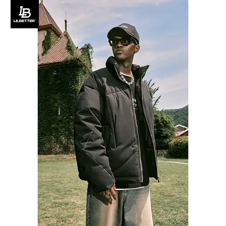 Lilbetter重磅棉服男美式复古棉衣冬季加厚棉袄高级感潮流面包服商品大图
