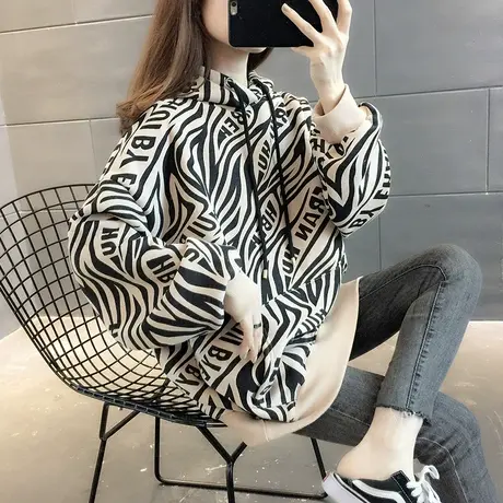 卫衣2023年新款女装韩版秋冬季秋款秋装宽松女士加绒外套爆款上衣图片