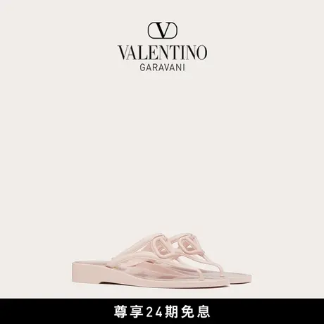 【线上限定】华伦天奴VALENTINO女士 VLOGO SIGNATURE 橡胶凉鞋商品大图