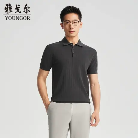 【商场同款】雅戈尔男士短袖POLO夏季新款官方商务休闲短袖T恤男图片