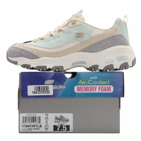 Skechers斯凯奇熊猫鞋女鞋秋季新款缓震运动鞋简约时尚休闲鞋商品大图