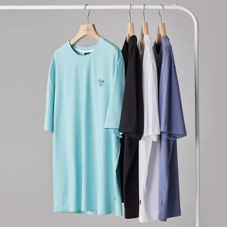 半墨大码短袖T恤简约中国风趣味印花夏季纯色加肥加大基础打底衫商品大图