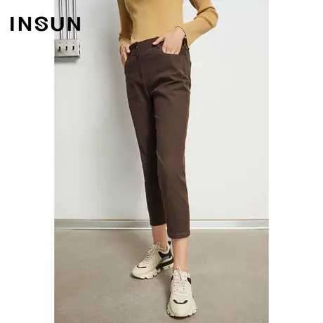 INSUN恩裳冬季裤子棉质百搭裤商品大图