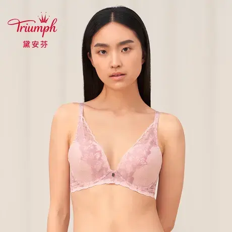 【直播专享】Triumph黛安芬性感蕾丝女魔力塑撑软钢圈文胸11-1528商品大图