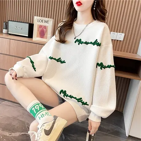 卫衣女春秋季韩版宽松设计感小众ins初秋百搭学生薄款上衣外套潮商品大图