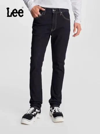 Lee24早秋新品709中腰锥形不易褪色清水洗男牛仔裤潮LMB100709206图片