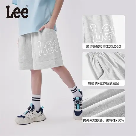 lee夏季新款2025年儿童短裤运动休闲裤五分裤男女童装薄款外穿商品大图