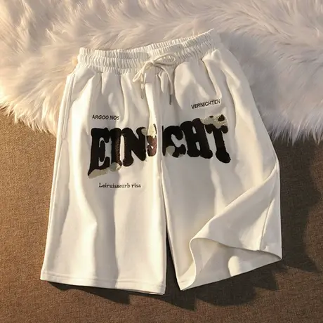 短裤女夏季薄款宽松韩版小个子阔腿裤高腰显瘦直筒休闲运动五分裤图片