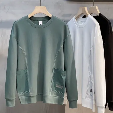 口袋卫衣男士2023新款春秋季薄款长袖潮牌ins男生秋装上衣服外套图片