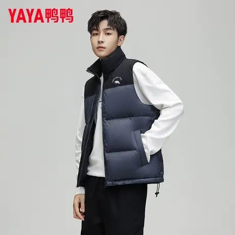鸭鸭羽绒马甲男女外穿2023年秋冬季新款立领保暖背心马夹外套FL图片