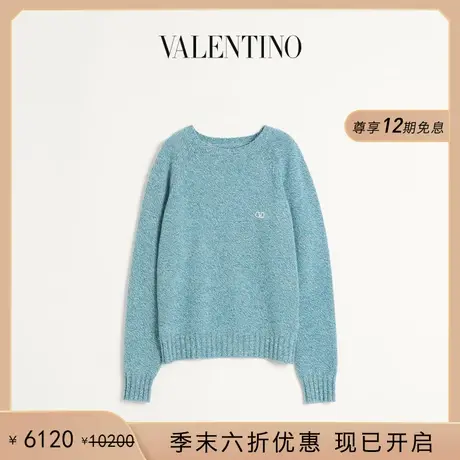 [季末优惠][线上限定]华伦天奴VALENTINO男士 VLOGO 刺绣羊毛衫商品大图