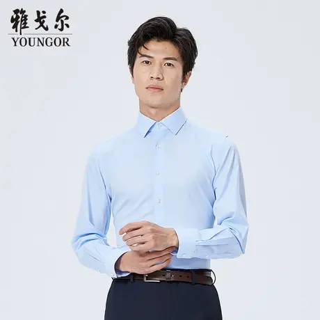 雅戈尔奥莱 商场同款男士长袖衬衫秋冬新款官方商务休闲长袖衬衫商品大图