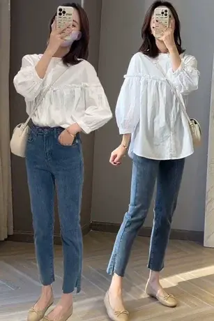 衬衫女薄款2023年新款爆款夏季高级感小衫宽松百搭小个子显瘦衬衣商品大图