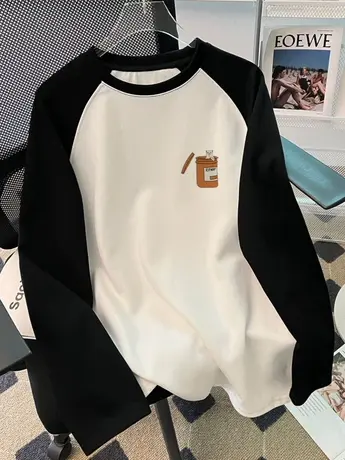 春秋装仿棉女士内搭打底衫2023新款冬季长袖t恤胖mm遮肚上衣藏肉商品大图