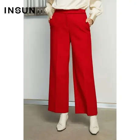 INSUN恩裳春季柔软直筒感正装裤装商品大图