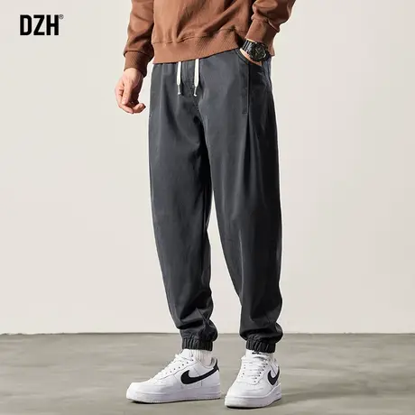 男士美式休闲裤男秋季潮牌宽松灰色卫裤男款青少年运动裤2023新款商品大图