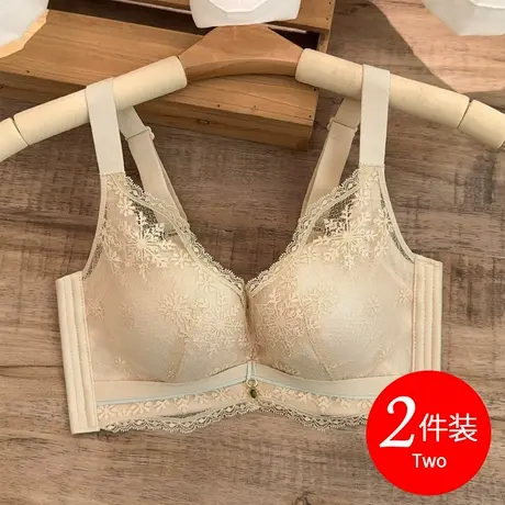 内衣女小胸聚拢显大性感收副乳无钢圈文胸平胸专用胸罩加厚3.5cm商品大图