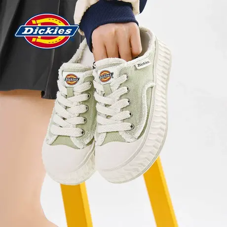 Dickies包头半拖鞋女外穿2025夏季新款女鞋厚底帆布鞋增高休闲鞋图片
