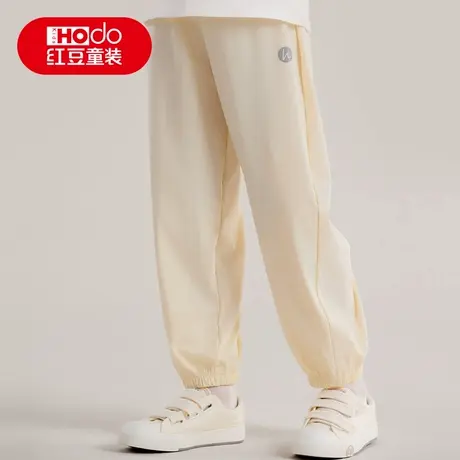 【好物体验专享】红豆儿童防蚊裤男童女童凉感长裤抗菌薄款冰丝裤商品大图