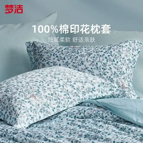 梦洁家纺枕套布兰兔图片