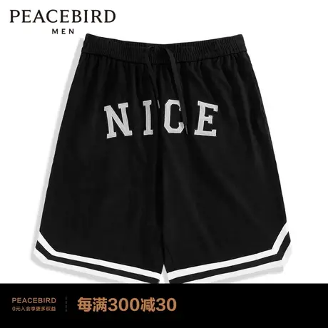 太平鸟男装 运动中短裤B2GNC2477图片