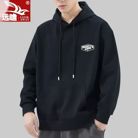 卫衣男士连帽春秋季2023新款潮牌宽松外套休闲长袖T恤套头上衣服商品大图