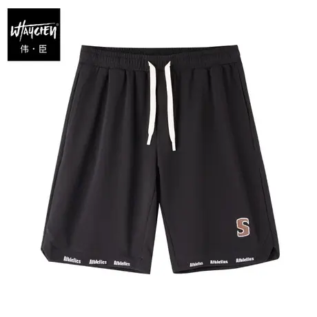 伟臣2023夏季新品大码男式休闲短裤胖子加肥加大宽松运动五分裤潮商品大图