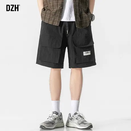 男士5分工装短裤男夏季薄款宽松休闲五分裤2023年新款多口袋裤子商品大图