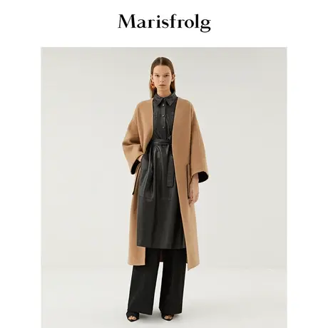 【奥莱清仓保暖季特价 】玛丝菲尔毛呢外套商品大图