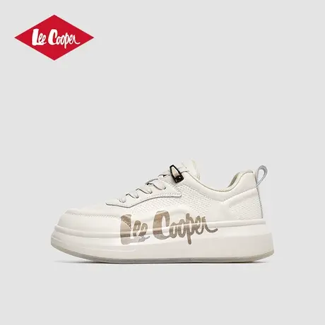 Lee Cooper2025春季新款休闲鞋女校园风情侣小白鞋厚底增高板鞋女商品大图