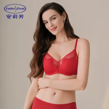 【k姐推荐】安莉芳玫瑰舒挺杯小胸聚拢内衣女文胸商品大图