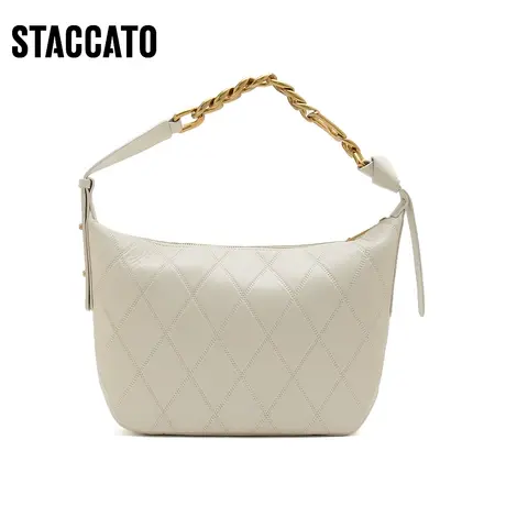 思加图新款大容量便当包菱格链条包手拎单肩包X2801DX2图片