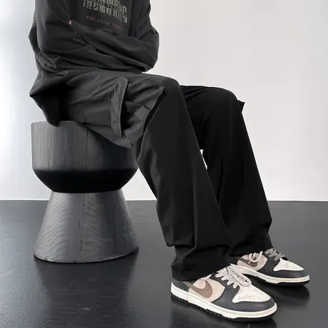 美式机能工装裤子男潮牌春秋季休闲宽松直筒冲锋裤子痞帅休闲长裤商品大图