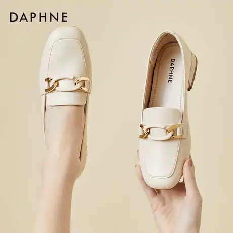 达芙妮孕妇鞋一脚蹬夏季女鞋子豆豆鞋夏款2022年新款软底平底单鞋图片