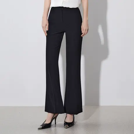 LANCY/朗姿春季薄款商务通勤微喇女式西装裤商品大图
